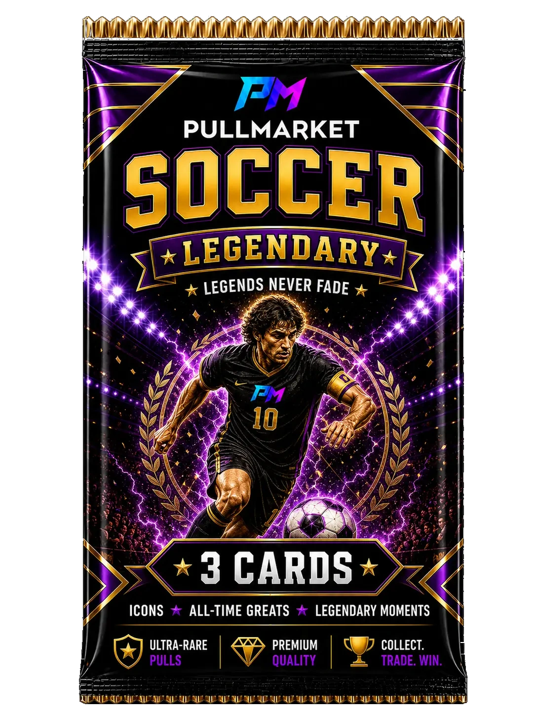 Soccer Legendary - 3 Cards artwork